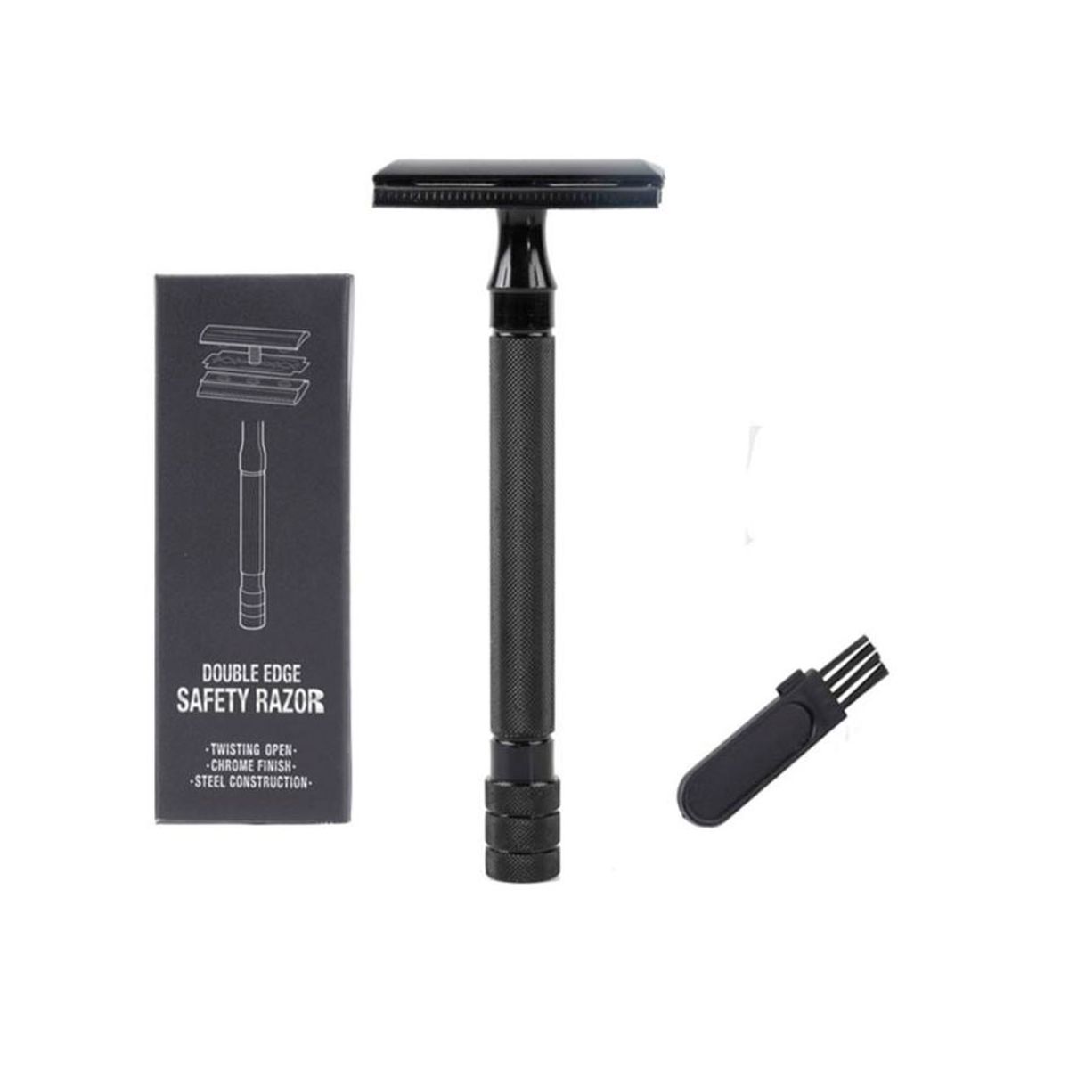 GENERICO - Afeitadora Clasica Manual Cepillo Pequeño 5 Hojas De Afeitar