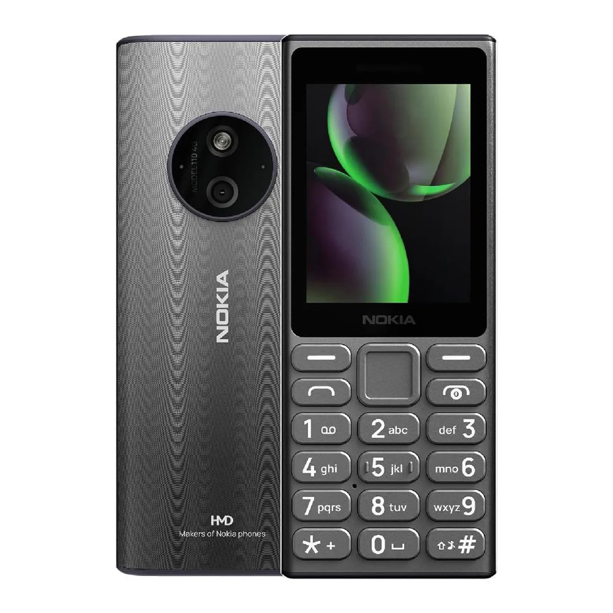NOKIA - Celular Nokia 110 4G 2024 Dual SIM Teléfono Básico con Batería de Larga Duración y Conectividad 4G