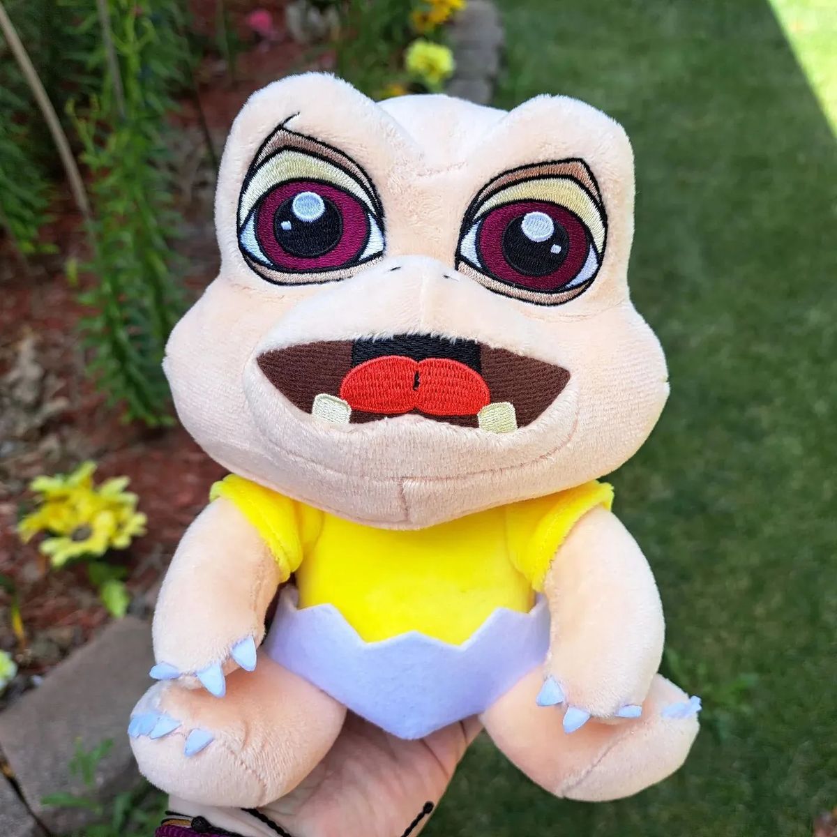 KIDROBOT - Peluche Baby Sinclair Dinosaurios 20 cm Bebé Sinclair dinosaurio