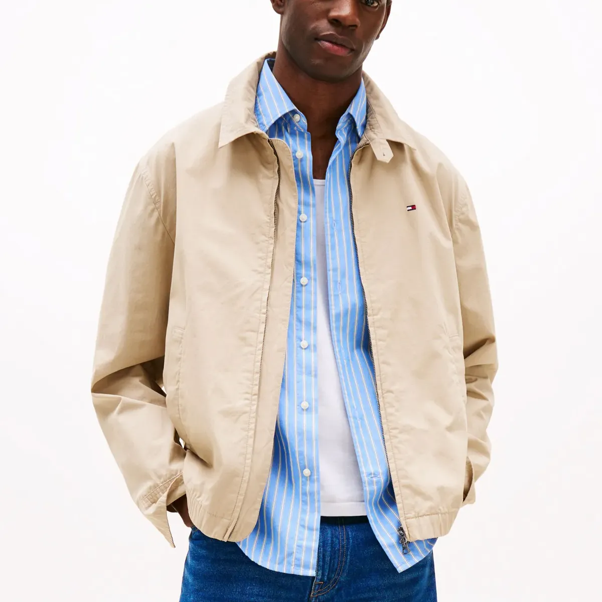 TOMMY HILFIGER - CASACA LIGHTWEIGHT COTTON IVY JACKET