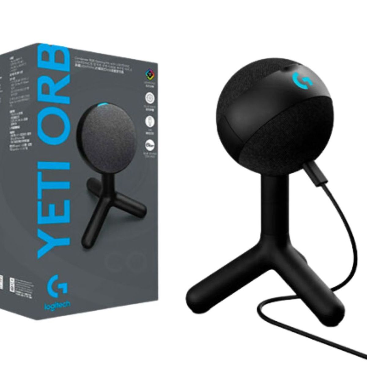 LOGITECH - Microfono Streaming Logitech G Yeti Orb RGB USB Mac y Windows