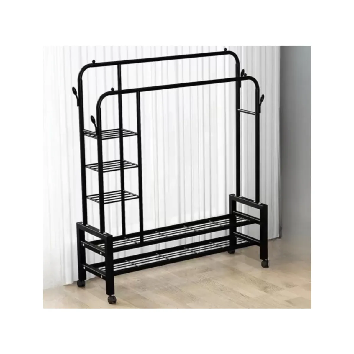 GENERICO - PERCHERO 4 EN 1 MULTIFUNCIONAL