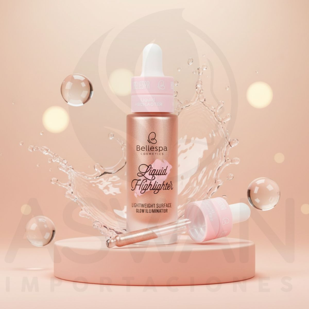 GENERICO - Bellespa Iluminador Líquido Liquid Glow Tono 4 Rose Sunset 15 ml