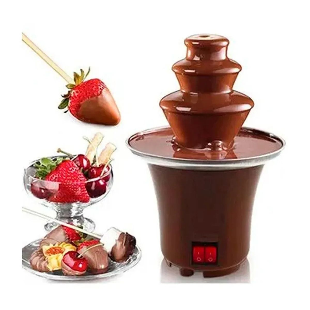 OEM - Máquina Cascada de Chocolate y Queso - 3 Pisos para Postres y Snacks