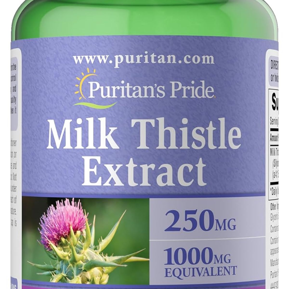 VITAMINA - Milk Thistle Cardo Marino Puritans Pride