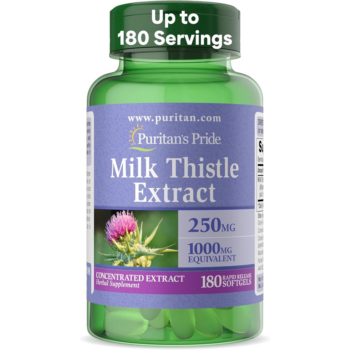 VITAMINA - Milk Thistle Cardo Marino Puritans Pride