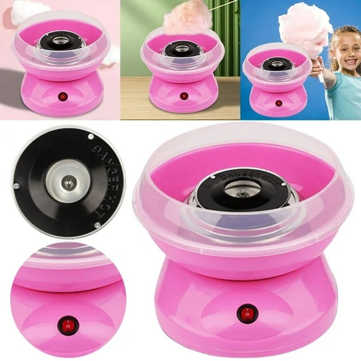 OEM - Mini Máquina de Algodón de Azúcar para Niños y Hogar - Ideal para Fiestas