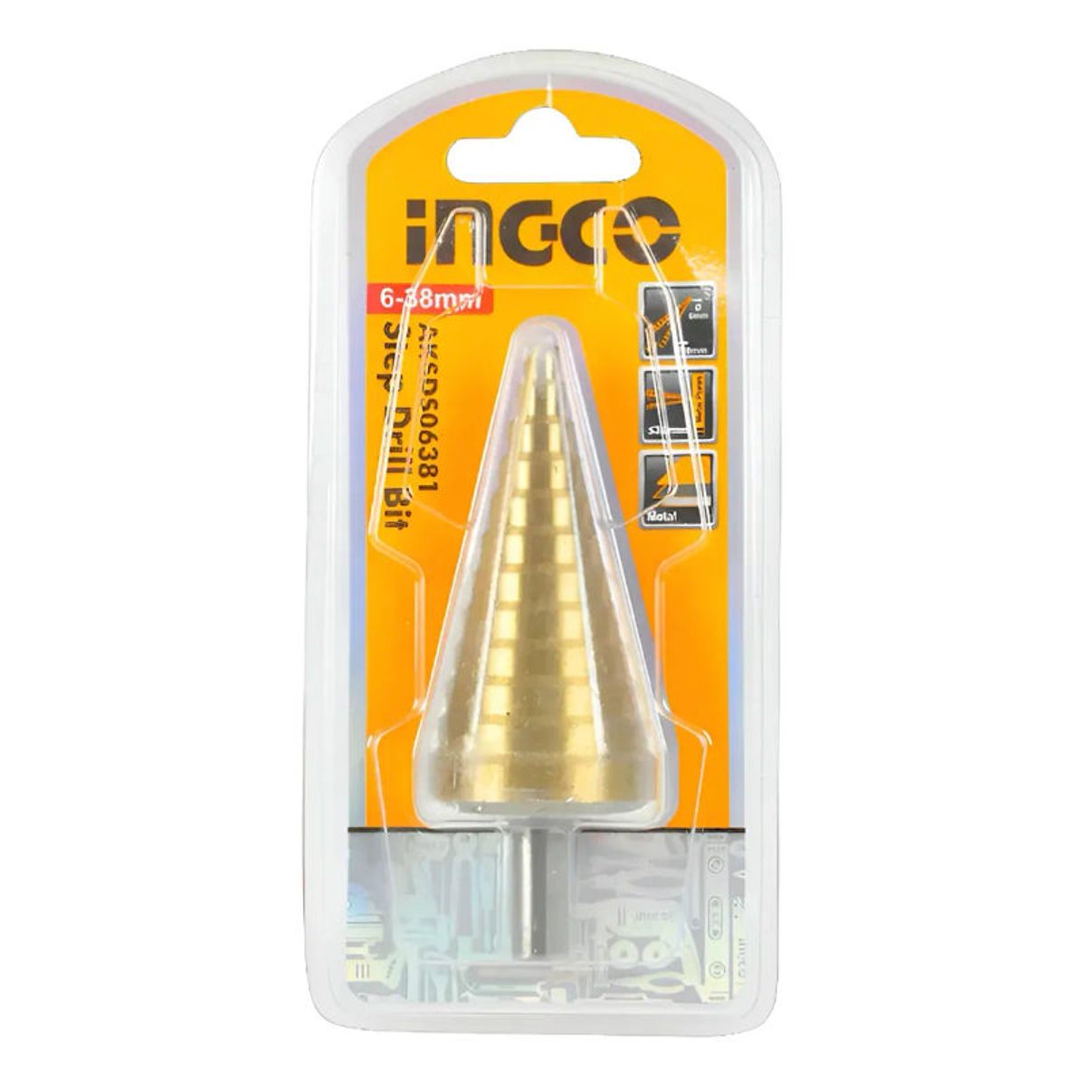INGCO - Broca Escalonada 6-38mm INGCO AKSDS63803