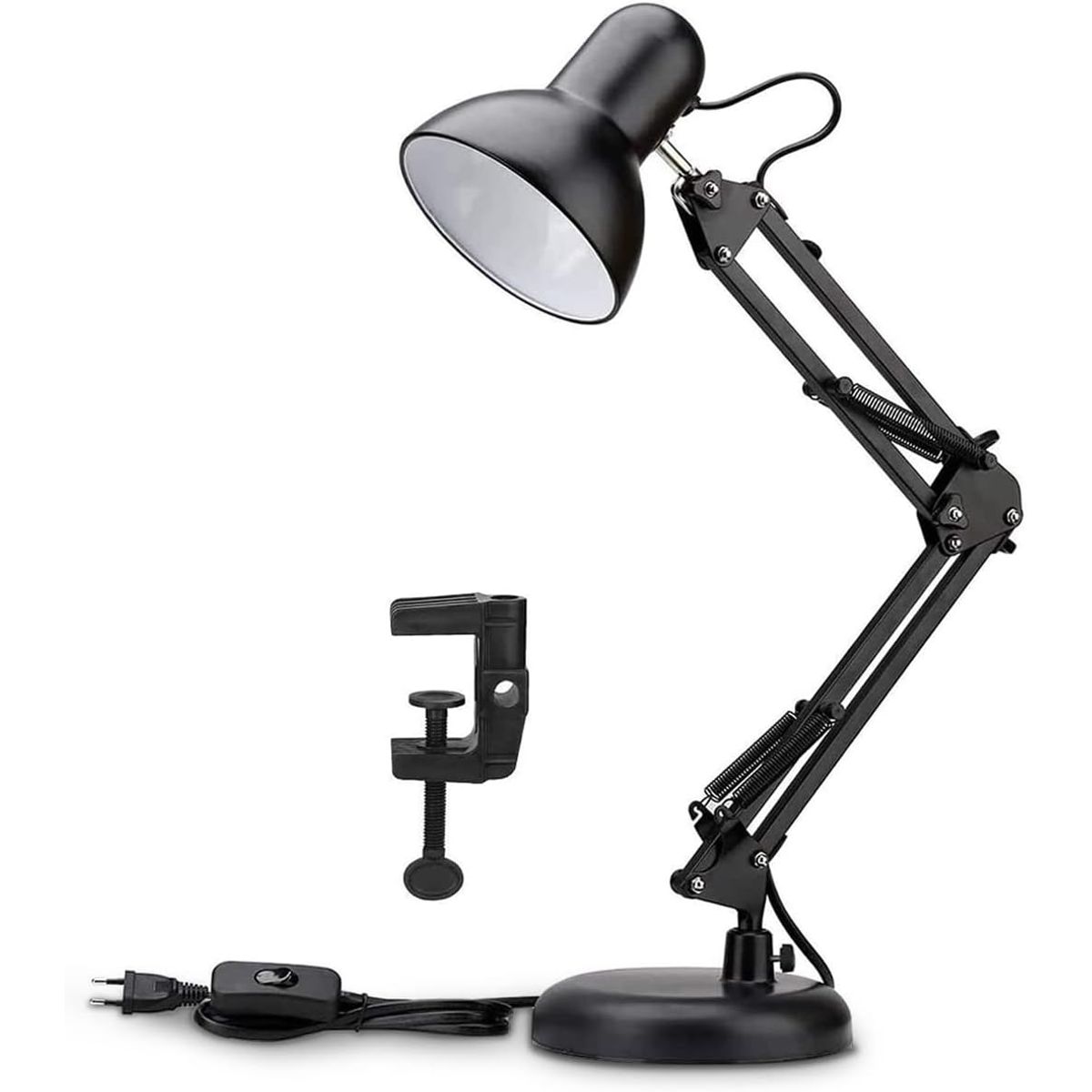 GENERICO - Lámpara De Escritorio Con Brazo Ajustable De Metal para Mesa