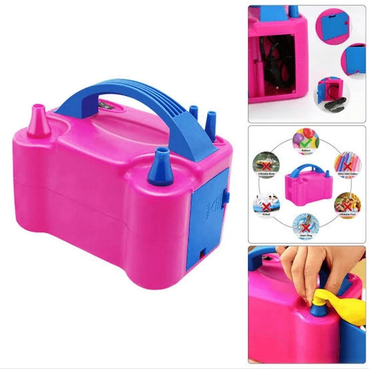 OEM - Máquina Infladora de Globos Eléctrica Soplador Automático Profesional para Eventos y Bodas