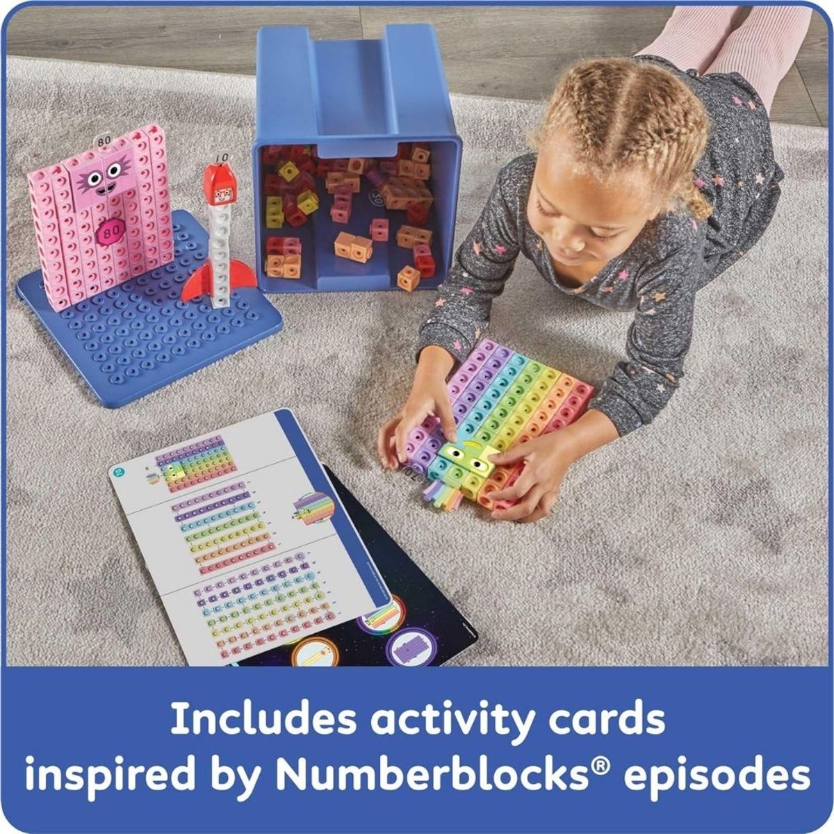 LEARNING - Set Didactico Number Blocks 10 - 100 Heroes con Zeros