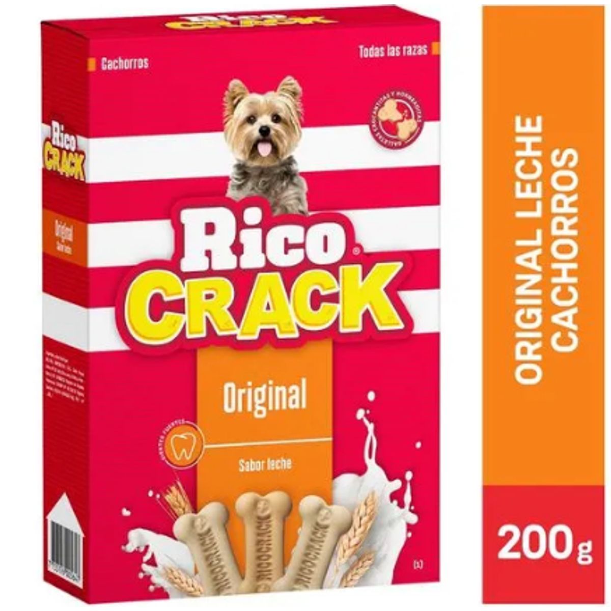 GENERICO - Ricocrack Sabor Leche  Cachorros - 200gr