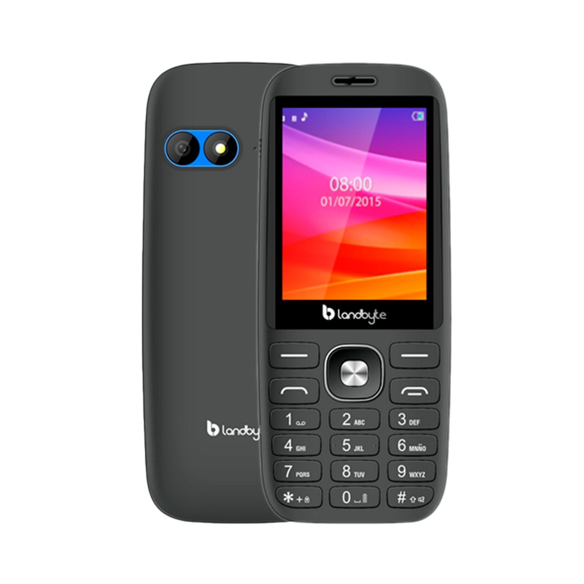LANDBYTE - Celular Básico Landbyte Lt1418 Dual Sim 4G 1700 Mah Blue
