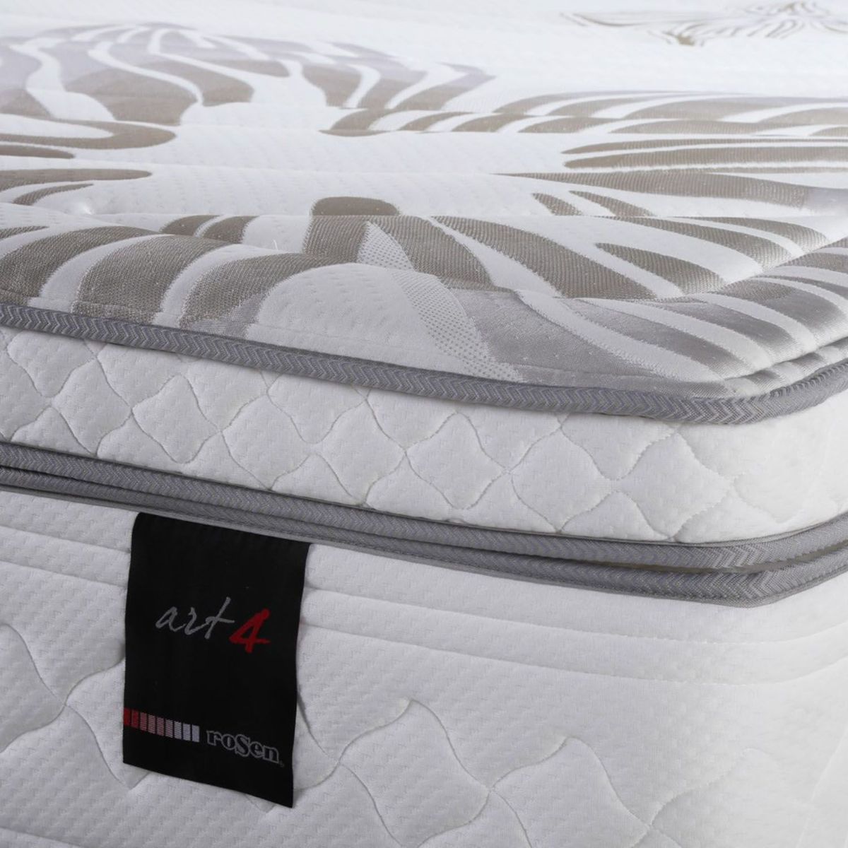 ROSEN - Colchón Art 4 Queen + 2 Almohadas Memory Max