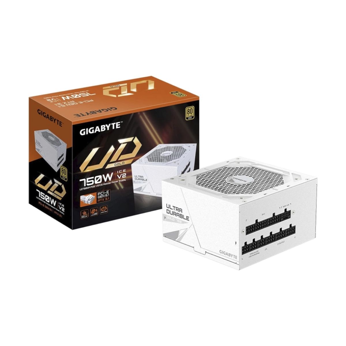 GIGABYTE - Fuente Gigabyte Ud750Gm Pg5 V2 750W 80 Plus Gold