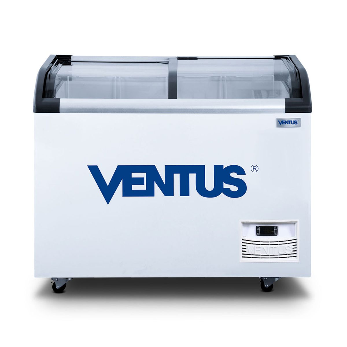 VENTUS - Congeladora horizontal tapa de vidrio curvo 220litros