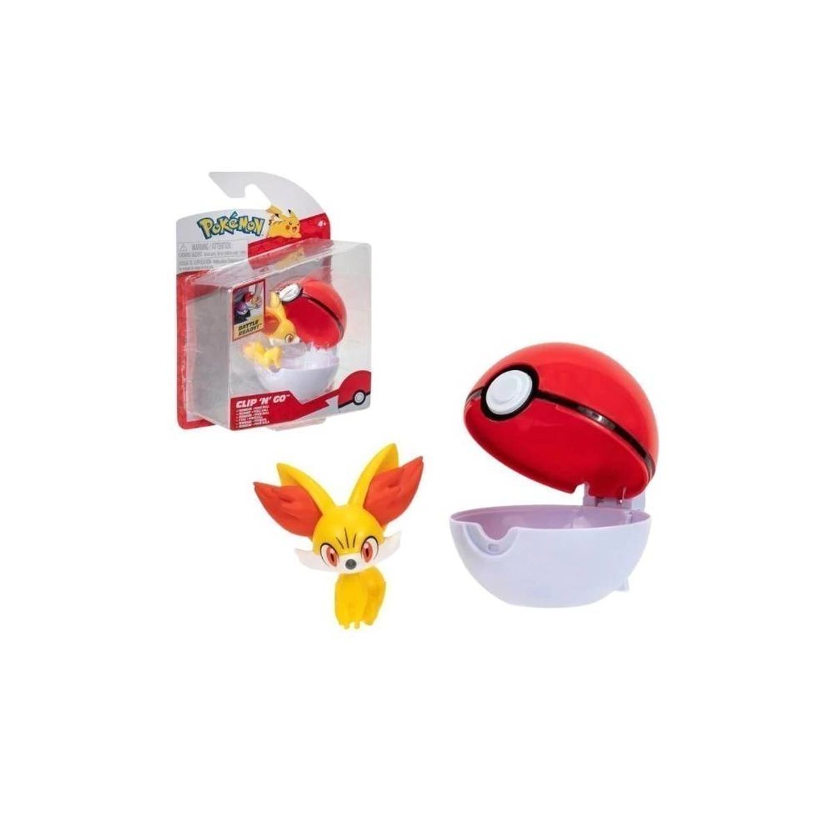 POKEMON - Pokemon Clip N Go Fennekin Incluye Pokebola