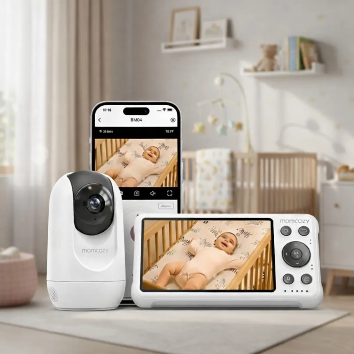 MOMCOZY - Monitor de bebe Momcozy BM04