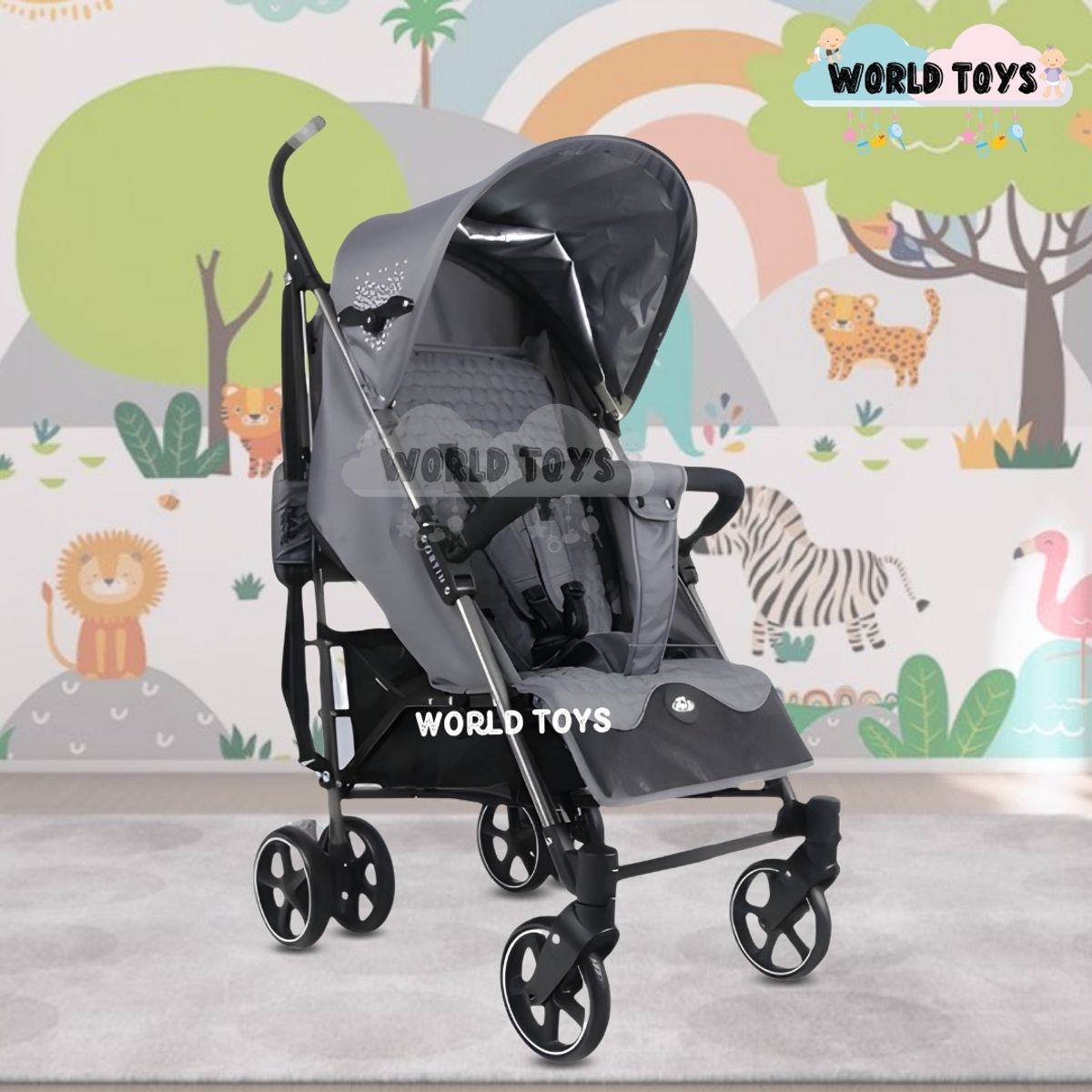Baby - Coche Bastón de Lujo «BABY NITRO» Edición Especial Gray
