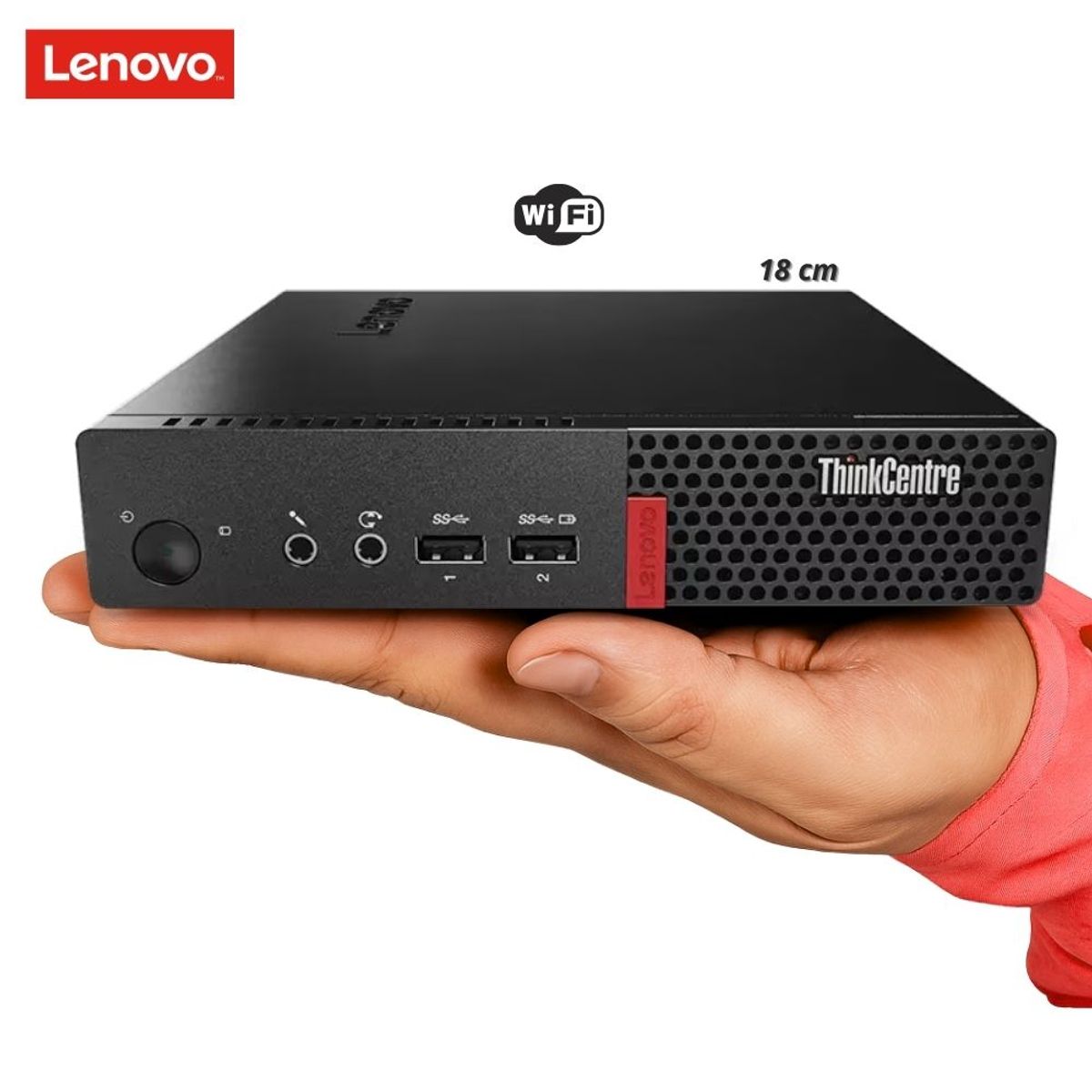 LENOVO - Computadora PC Intel Core i5-6500T 8GB RAM 256GB SSD 500GB HDD + Monitor 22” FHD WiFi