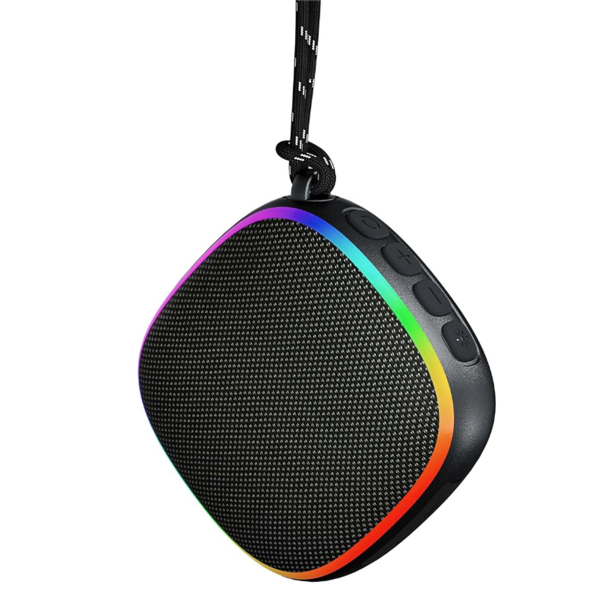 AMBOS - Parlante Bluetooth Portátil EBS-309 con Montaje Magnético para Carrito de Golf - IPX5 Negro