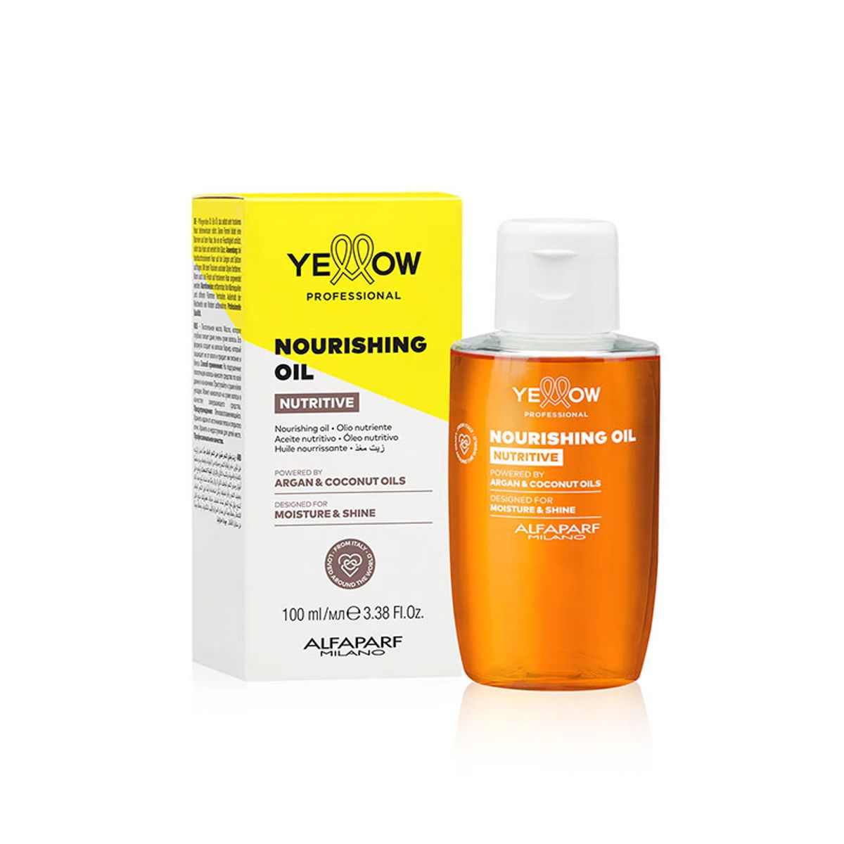 ALFAPARF MILANO - Yellow Oil Nutritivo ARGAN y COCONUT 100 ml