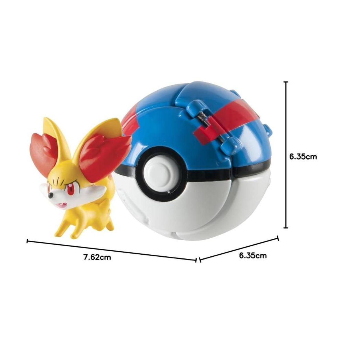 POKEMON - Pokemon Fennekin y Super ball