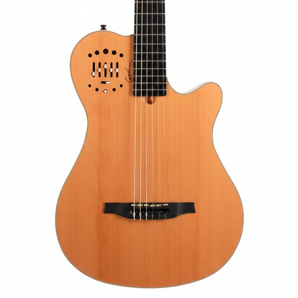 GENERICO - Guitarra Godin Multiac Grand Concert SA - Cuerpo Semihueco en Acabado Natural con Sistema Custom RMC