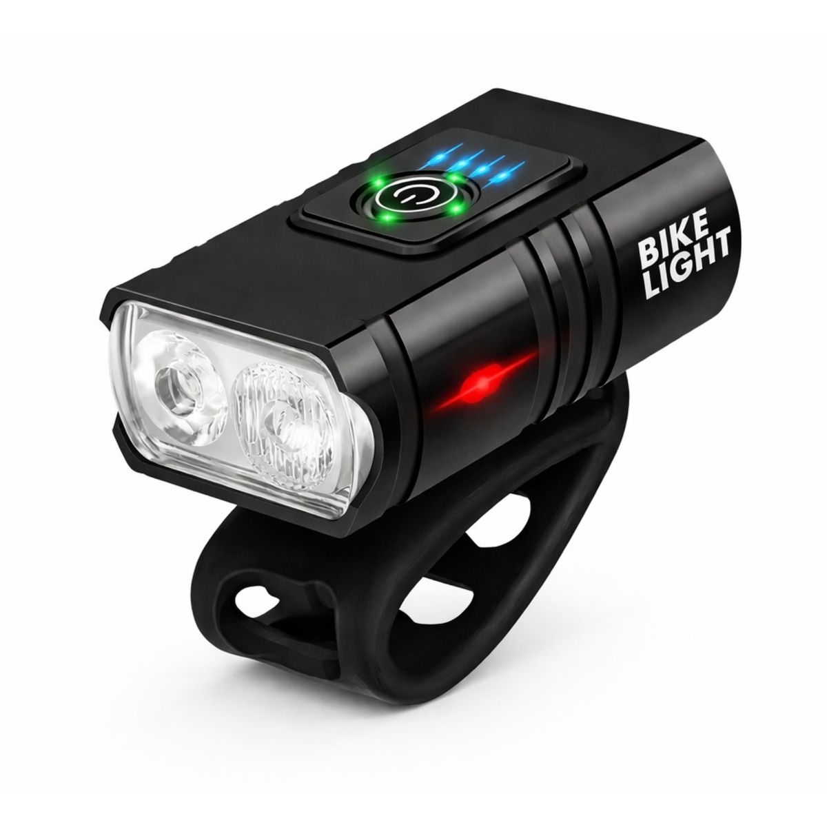 OEM - Luz Delantera Bicicleta Alta Visibilidad Recargable Ideal MTB, Ruta y Delivery Luz Frontal Bicicleta
