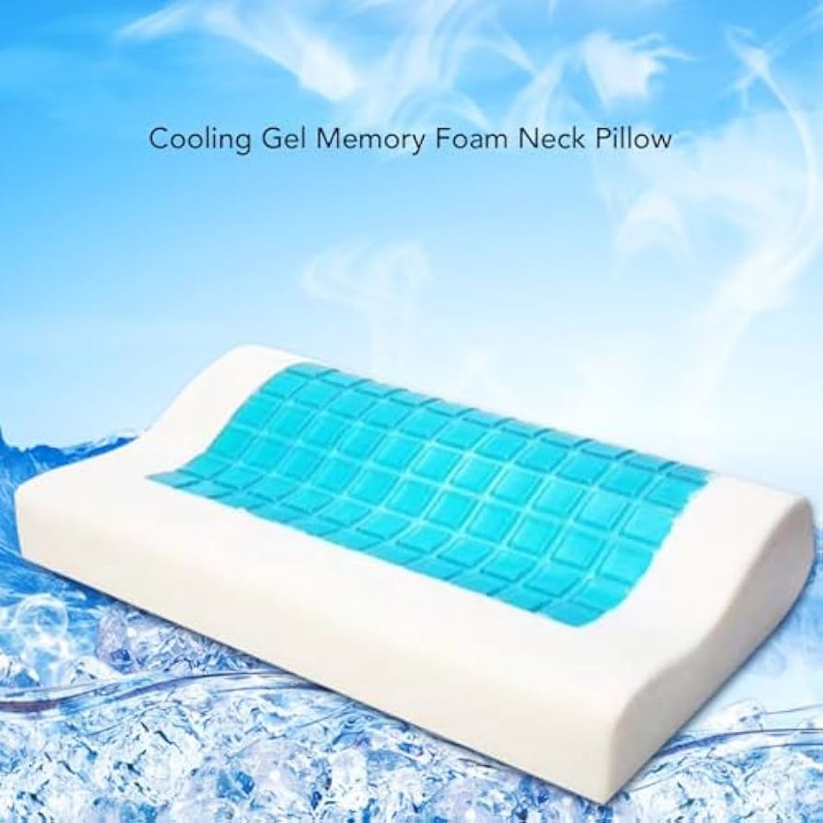 OEM - Almohada De Gel Cool Pillow Restform Refrescante Regula Temperatura Alivia Dolor de Cuello y Espalda