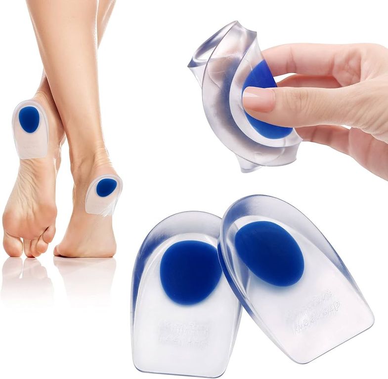Plantillas Taloneras de Silicona Médica Alivio Fascitis y Tendinitis ...