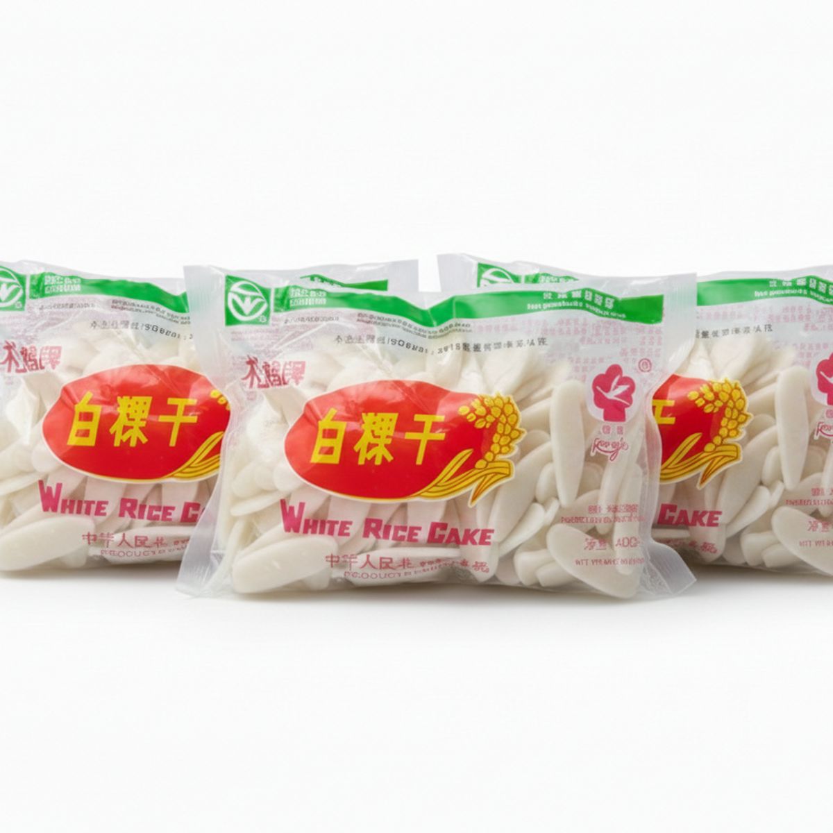 GENERICO - Pack 3 unidades Pastel De Arroz Chino White Rice Cake Láminas Nian Gao 400g