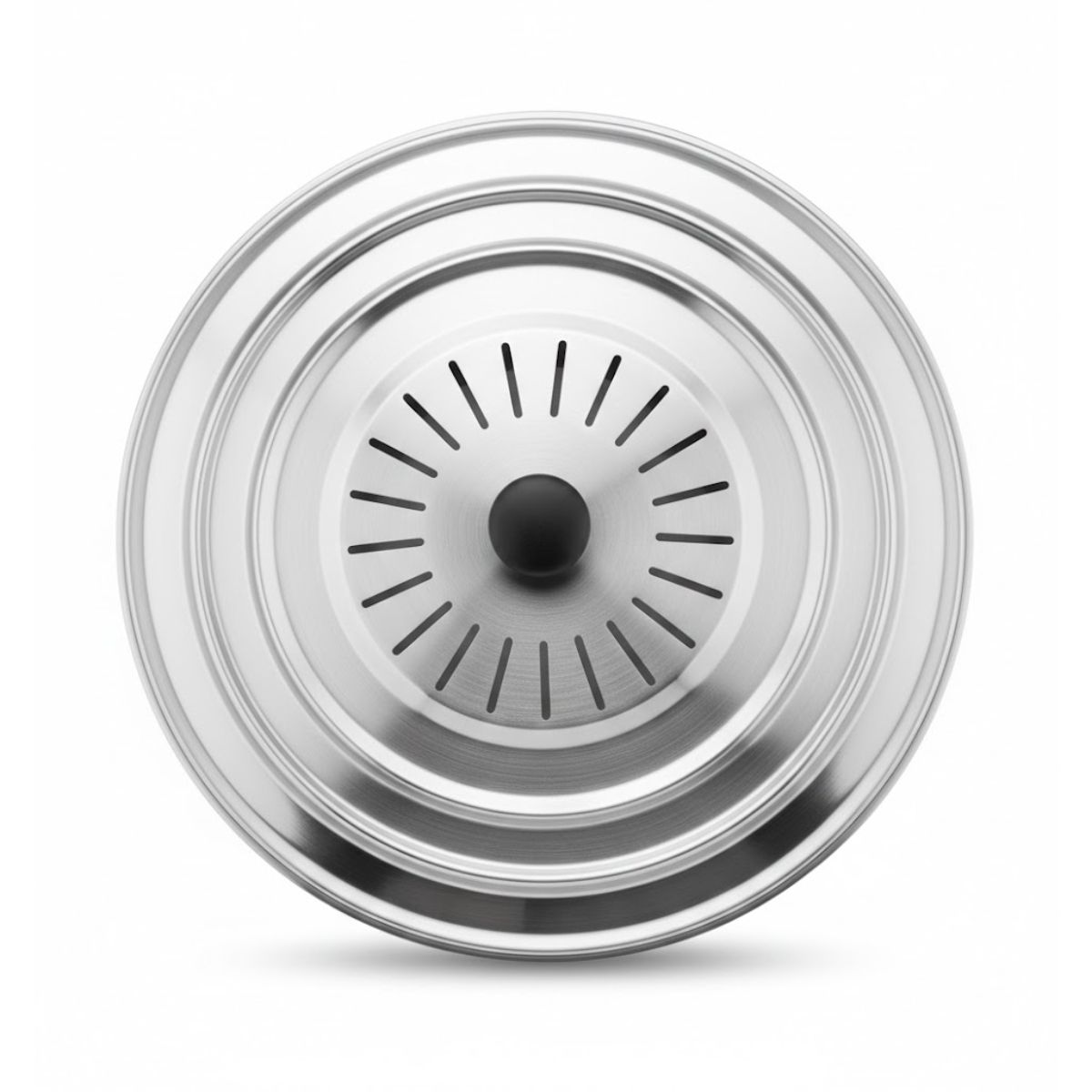 GENERICO - Tapa Premium de Acero Inoxidable 22 cm – Alta Calidad y Estilo