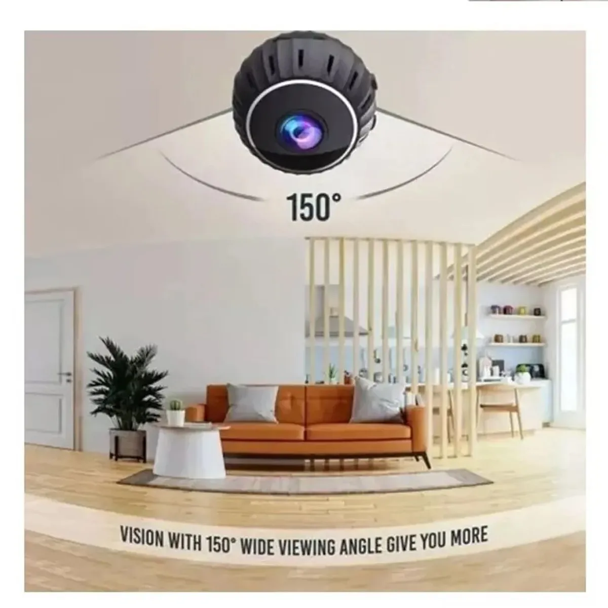 SEISA - Camara Wifi Oculta Full Hd 1080p NEGRO