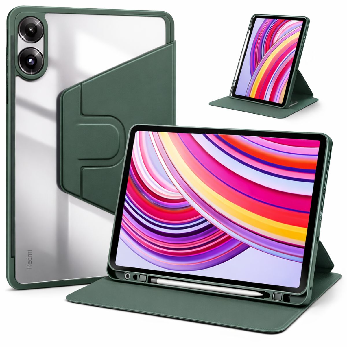 GENERICO - FUNDA IMANTADA 360 SAMSUNG TAB A9 PLUS VERDE