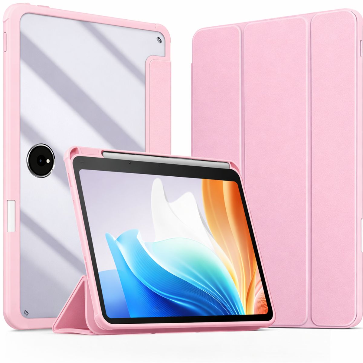 GENERICO - FUNDA IMANTADA 360 OPPO PAD NEO ROSADO