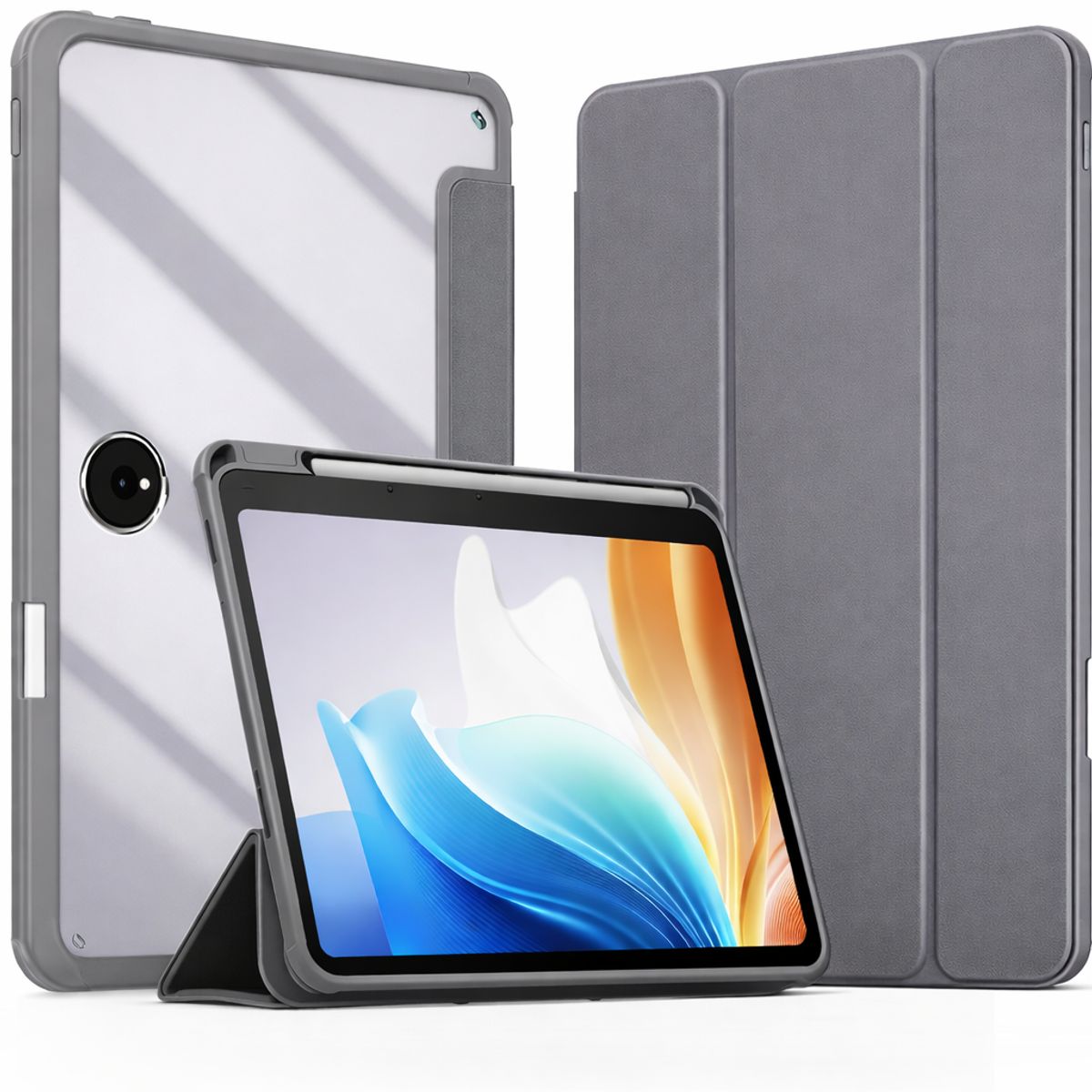 GENERICO - FUNDA IMANTADA 360 OPPO PAD NEO PLOMO