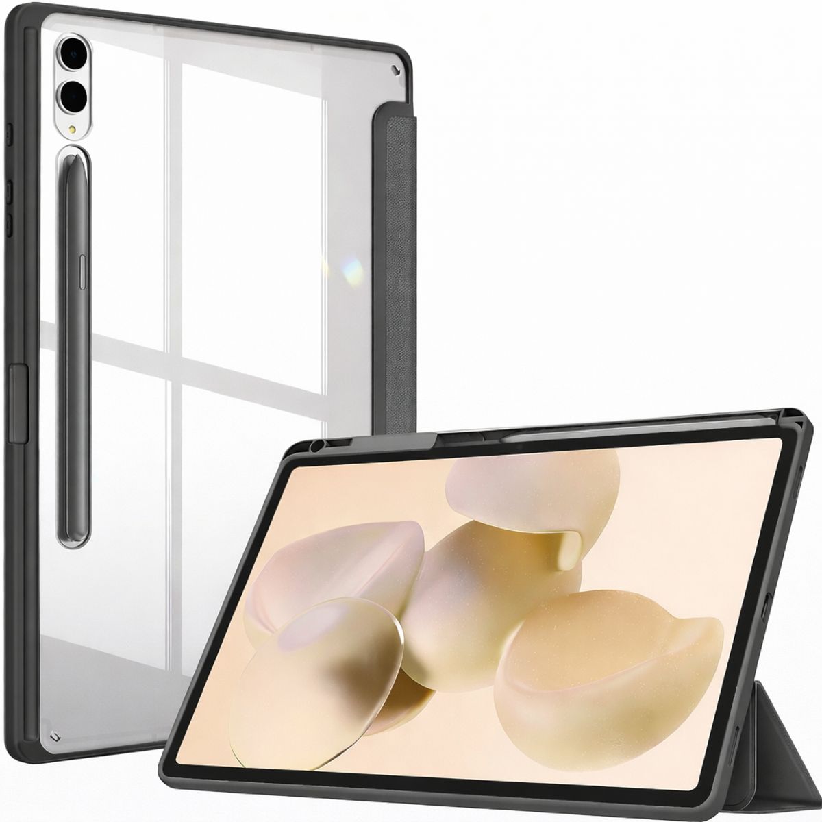 GENERICO - FUNDA IMANTADA 360 SAMSUNG TAB S9 FE PLUS PLOMO