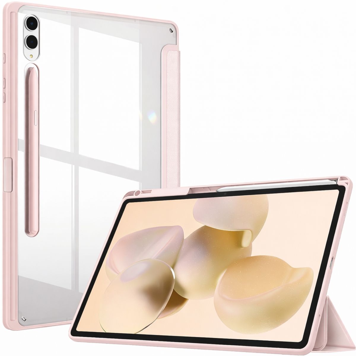 GENERICO - FUNDA IMANTADA 360 SAMSUNG TAB S9 FE ROSADO