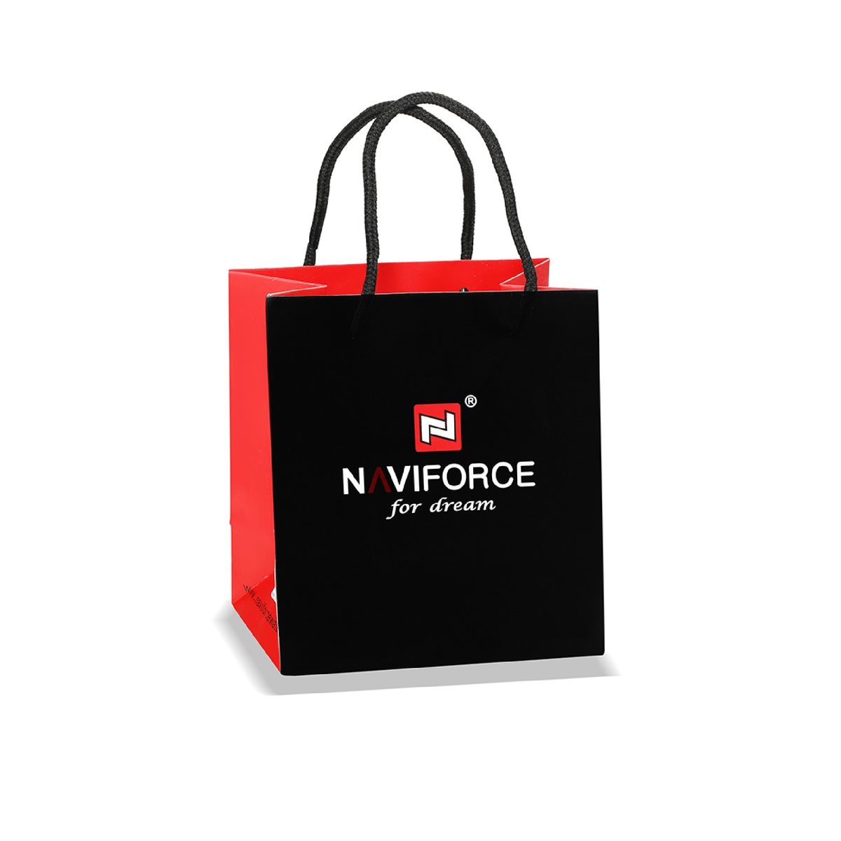 NAVIFORCE - Reloj Hombre Naviforce NF8055 Negro Dorado Analógico Cuero Sport Elegante