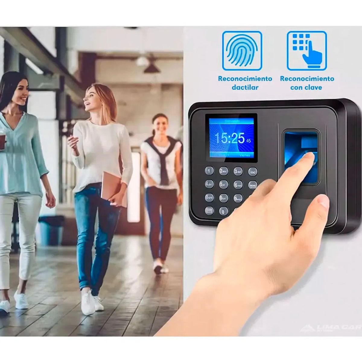 OEM - Huellero Biométrico Digital para Registro de Asistencia 100,000 Registros