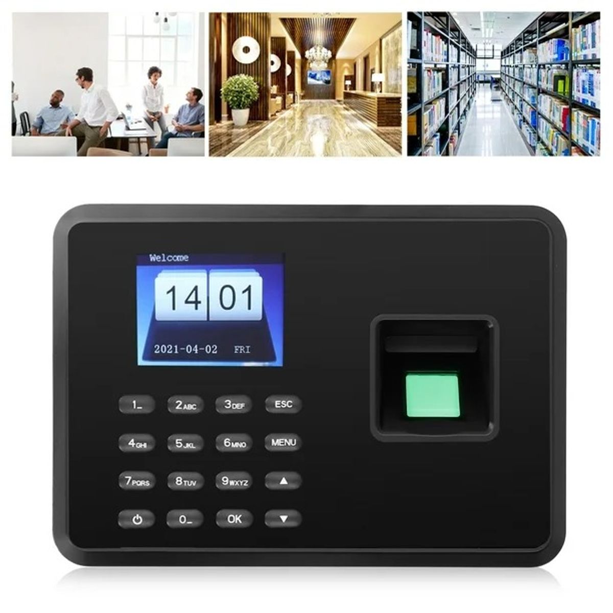 OEM - Huellero Biométrico Digital para Registro de Asistencia 100,000 Registros