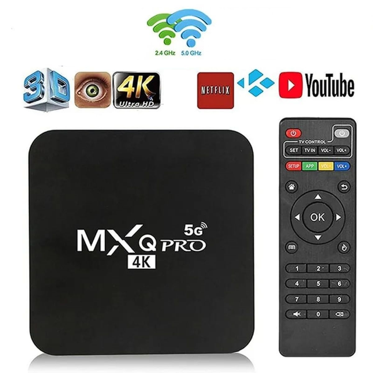 OEM - Interface Multimedia Android 7.1 Para TV - Reproductor de Streaming 4K Ultra HD 2GB 16GB