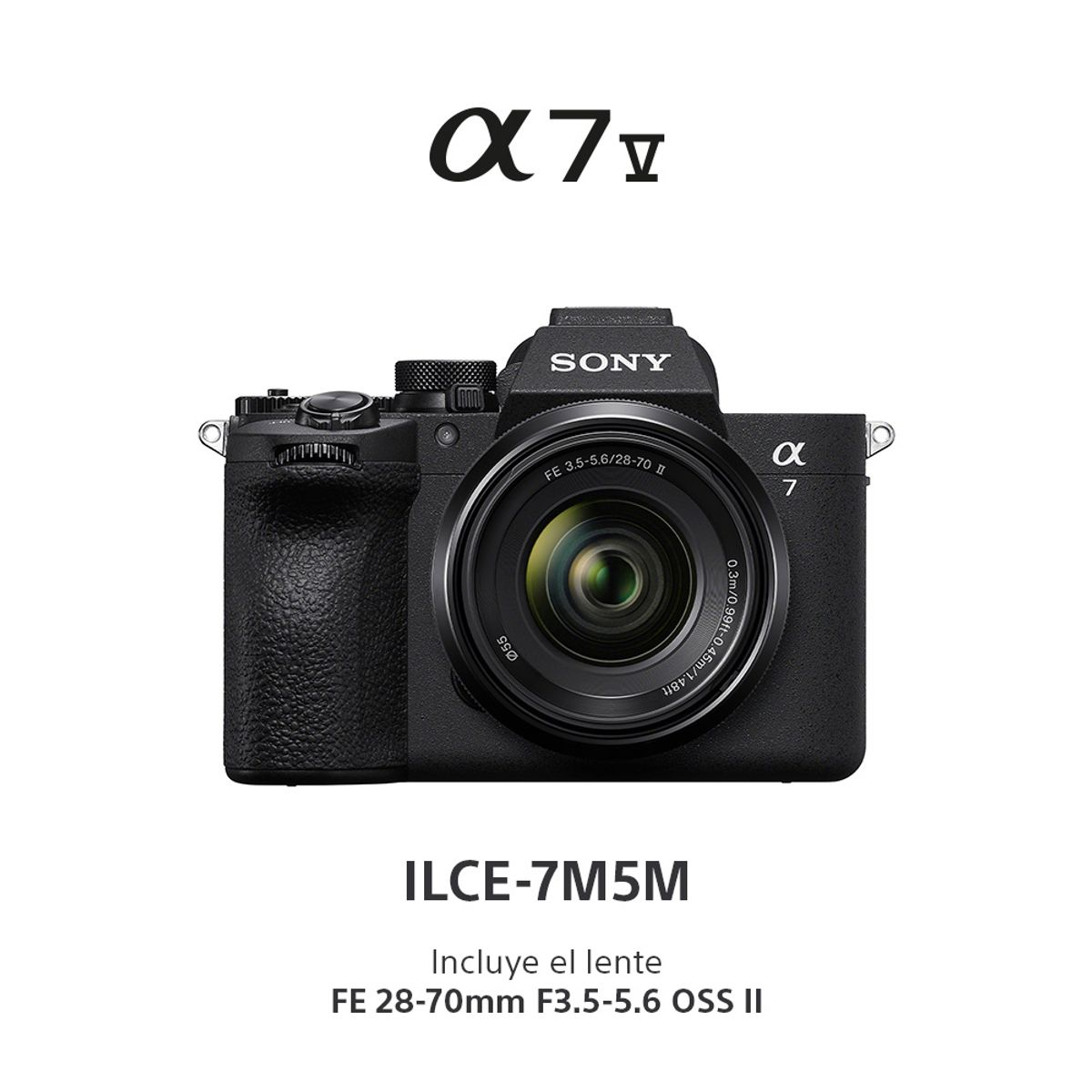 SONY - Sony Cámara Alpha ILCE-7M5M Full Frame con Lente 28-70mm II