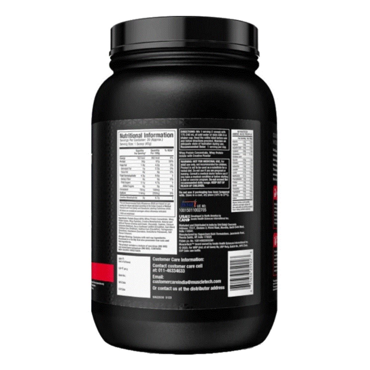 MUSCLETECH - NITRO TECH PERFORMANCE WHEY PROTEIN 2.20 LBS COOKIES AND CREAM