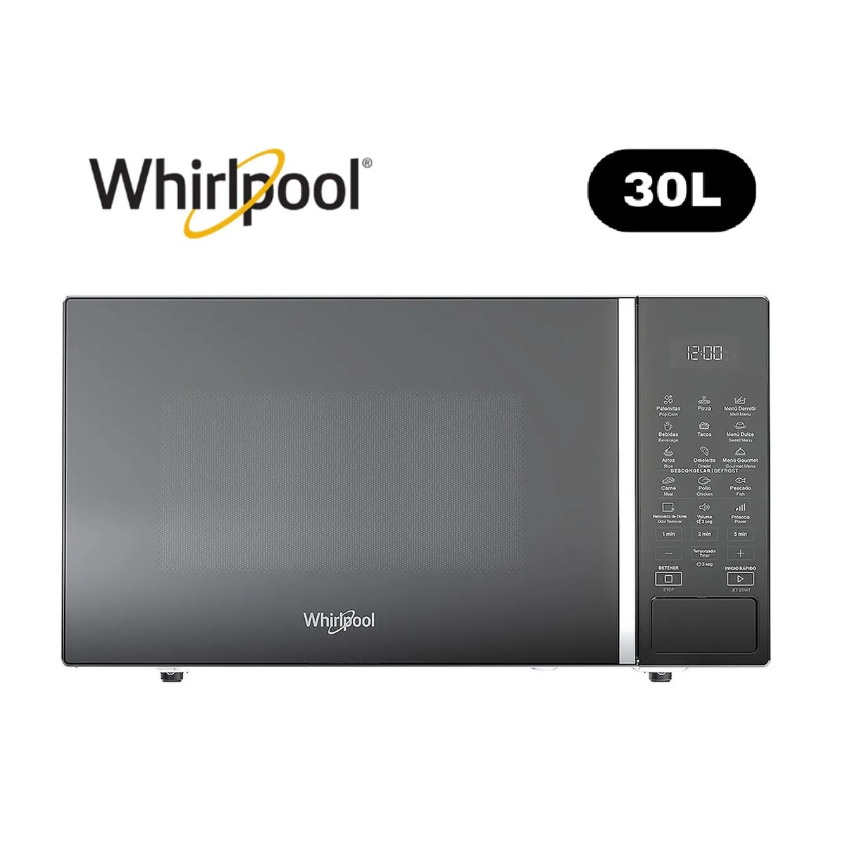 WHIRLPOOL - MICROONDAS DE MESA WHIRLPOOL DE 30 LT. WM2011B