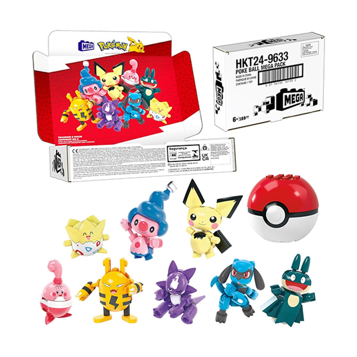 POKEMON - MEGA POKEMON TOGEPI PICHU HAPPINY MUNCHLAX RIOLET TOXEL ELEKIX