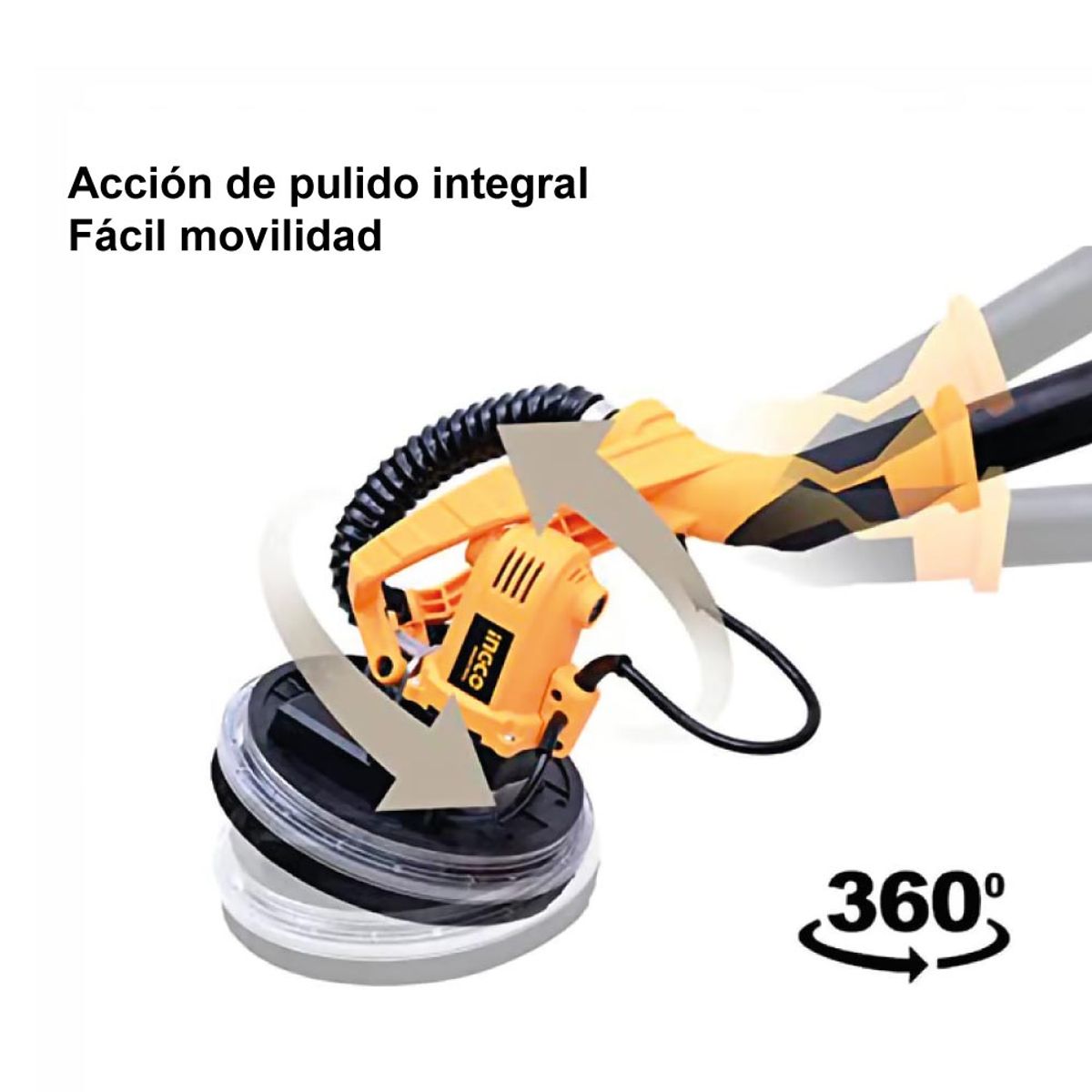 Lijadora de Pared y Drywall INGCO 1050W DWS10501, marca INGCO TOOLS - Foto 2