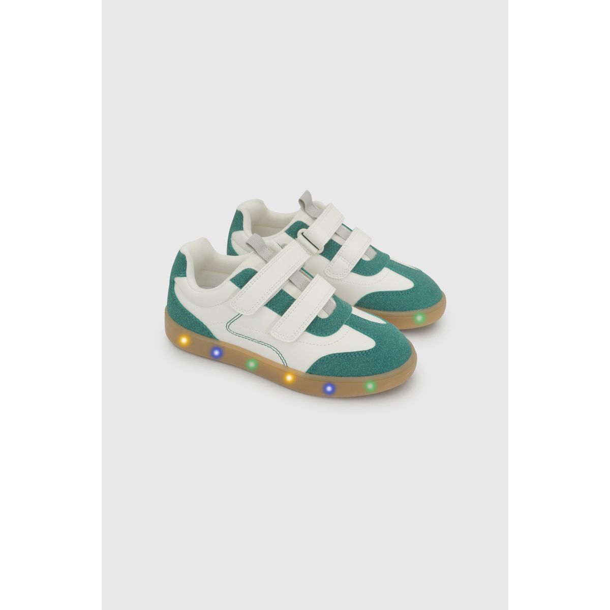 COLLOKY - Zapatilla Luces Kid Niño Blanco