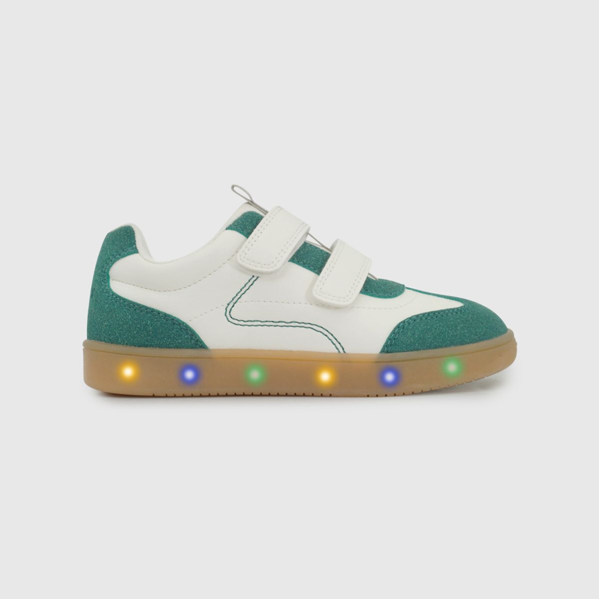 COLLOKY - Zapatilla Luces Kid Niño Blanco